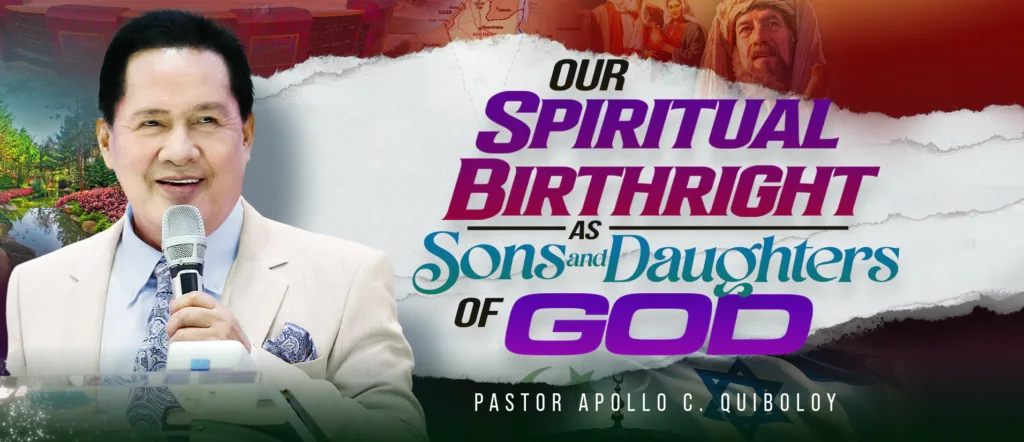 OUR SPIRITUAL BIRTHRIGHT AS SONS AND DAUGHTERS OF GOD wide
