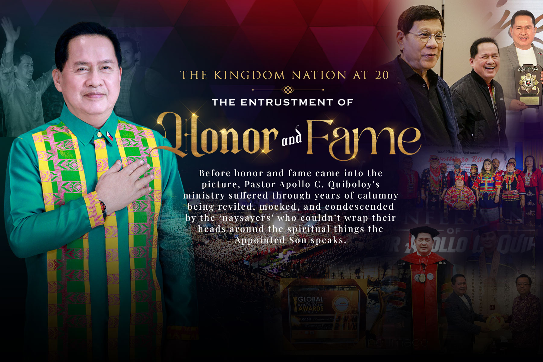 Celebrating 20 Years of Unprecedented Blessings and Victories: Honor and Fame